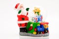 Santa Snow Globe Royalty Free Stock Photo