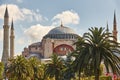 Santa sofia mosque. Historic landmark place in Istambul, Turkey Royalty Free Stock Photo