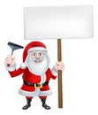 Santa Sqeegee Sign