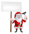 Santa Sqeegee Sign