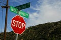 Santa Susana Pass Road Street Sign