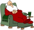 Santa Taking A Nap