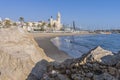 Santa Tecla church in Sitges, Spain