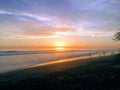 Sunset at Santa Teresa Beach