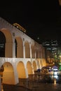 Santa Teresa Tram passing over the Carioca Aqueduct