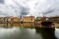 Santa Trinita Bridge and the River Arno - Florence Tuscany Italy