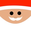 Cute SantaClaus in SQUARE shape