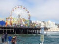 Santamonica california pier Royalty Free Stock Photo