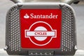 Santander Cycle Hire in London Royalty Free Stock Photo