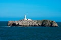 View of the Mouro Island and Lighthouse