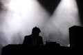 James Murphy, from LCD Soundsystem band, performs as DJ