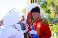 SANTANDER, SPAIN - JULY 16: Unidentified group of adults, dressed of period costume in a costume competition celebrated in July 16