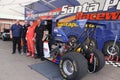 Santapod race course England Royalty Free Stock Photo