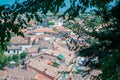 Santarcangelo of romagna medieval village on the hills of Rimini Italy Royalty Free Stock Photo