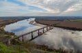 Santarem, Portugal. Ponte Dom Luis I Bridge