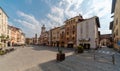 Santarosa or Santa Rosa Square in Savigliano, Italy