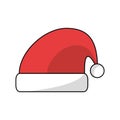 Santas hat of Christmas season design Royalty Free Stock Photo