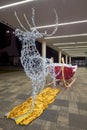 Santas sledge with deere are ready! Royalty Free Stock Photo