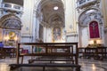 Tourists and local people visiting the Chiesa dei Santi Celso e Giuliano Royalty Free Stock Photo