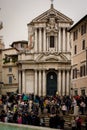 Santi Vincenzo e Anastasio a Fontana di Trevi History City Rome Empire Royalty Free Stock Photo