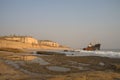 Santiago beach ship graveyard in Bengo