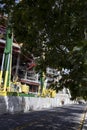 Santiago Bernabeu. Exterior of the Santiago BernabÃÂ©u stadium in full works and renovat