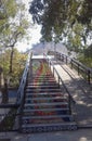 Santiago, Chile: Bridge of Lovers in Providencia