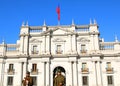 SANTIAGO, CHILE - JUNE 15: La Moneda Palace Downtown Santiago, C