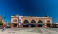 SANTIAGO, CHILE - MARCH 28, 2015: Building of Estacion Mapocho, former train station, refitted as a cultural centr