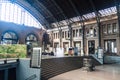 SANTIAGO, CHILE - MARCH 28, 2015: Building of Estacion Mapocho, former train station, refitted as a cultural centr