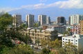 Santiago City Center View from Santa Lucia Hill, Santiago, Chile