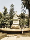 Monument to the American Liberty, marble sculpture located in th