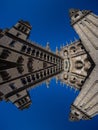 Santiago de Compostela Cathedral Kaleidoscope Background.