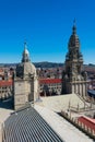 Santiago de Compostela Cathedral roofs and the towers