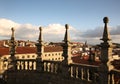 Santiago de compostela cathedral tower Royalty Free Stock Photo