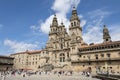 Santiago de Compostela Cathedral view from Obradoiro square