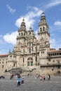 Santiago de Compostela Cathedral view from Obradoiro square