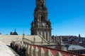 Santiago de Compostela Cathedral roofs and Clock Tower