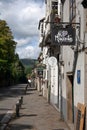 Highstreet in Front of Forested Hillls Santiago de Compostela