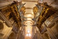 Santiago de Compostela, Spain - February 9, 2023: Interior of the Cathedral of Santiago de Compostela, Galicia, Spain. Royalty Free Stock Photo