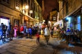 Santiago de Compostella by night Royalty Free Stock Photo