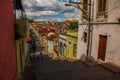 Santiago de Cuba, Cuba: Street-stairs of Padre Pico