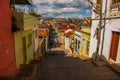 Santiago de Cuba, Cuba: Street-stairs of Padre Pico Royalty Free Stock Photo