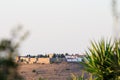 Castle walls of Santiago do Cacem, Portugal Royalty Free Stock Photo