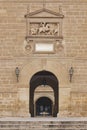 Santiago hospital stone facade 16th century. Unesco heritage. Ubeda, Jaen