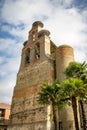 Santiago parish church in Villar de Mazarife, Leon Spain Royalty Free Stock Photo