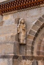 Santiago pilgrim sculpture Romanesque Church