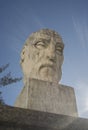 Santiago Ramon y Cajal bust Royalty Free Stock Photo