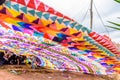 Trying to raise giant kite, Giant kite festival, Santiago Sacate