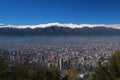 Santiago Skyline Royalty Free Stock Photo